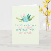 Floral-Moederdag Kaart (Gele Bloem)