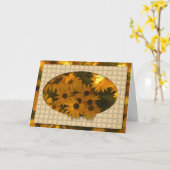 Floral-Moederdag Kaart (Gele Bloem)