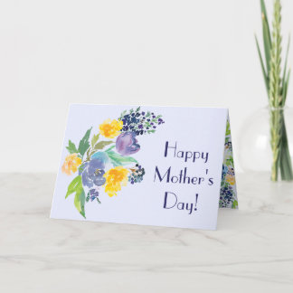 Floral Moederdag Kaart