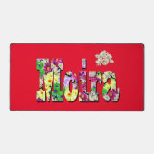 Floral Moira naam, bureaumat (Voorkant)