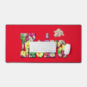 Floral Moira Nom, Mat de bureau (Clavier et souris)