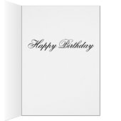  Floral "Mom Birthday" Customizable Card (Intérieur (Droit))