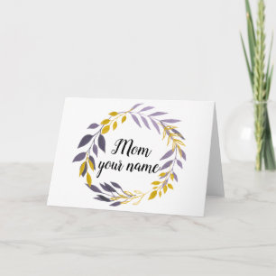 Floral Mom Gift Kaart