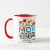 Floral MOM mug (Gauche)