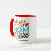 Floral MOM mug (Devant gauche)