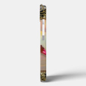 Floral Mongram Sun Case-Mate iPhone Case (Achterkant / Links)