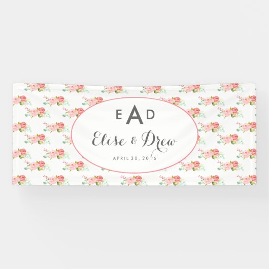 Floral Monogram Banner (Horizontaal)