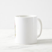 Floral Monogram Coffe Mok (Voorkant rechts)