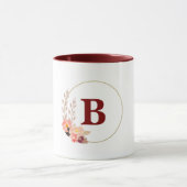 Floral Monogram Combo Mok (Midden)