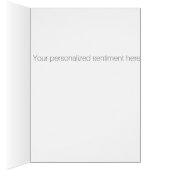 Floral Monogram Design Gepersonaliseerd (Binnen (Rechts))