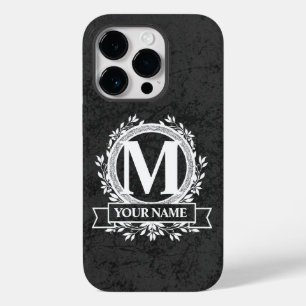 Floral Monogram Design Hoesje-Mate iPhone Case