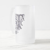 Floral Monogram "F" - Mok (Voorkant links)
