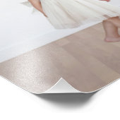 Floral Monogram Girly Foto Collage Afdruk (Hoek)