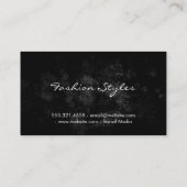 Floral Monogram | Lux Pattern (goud) Visitekaartje (Achterkant)