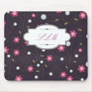 Floral  Monogram Muismat