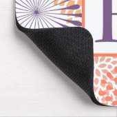 Floral Monogram Muismat (Hoek)