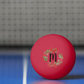 Floral Monogram Pingpongballen (Net)