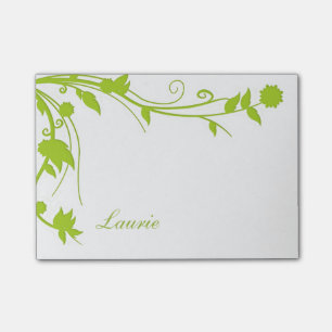Floral Monogram Post Notes