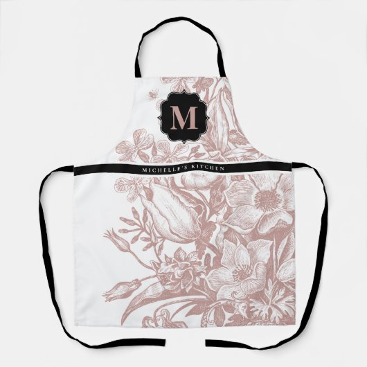 Floral Monogram Schort (Voorkant)