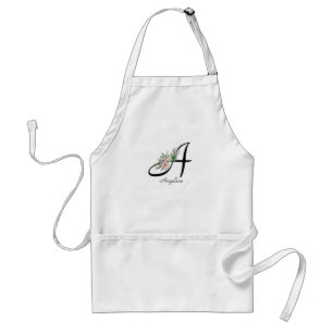 Floral Monogram Schort van uittreding