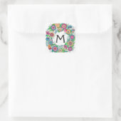  Floral Monogram Sticker (Tas)