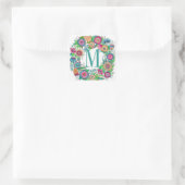  Floral Monogram Sticker (Tas)