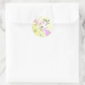 Floral Monogram Sticker (Tas)