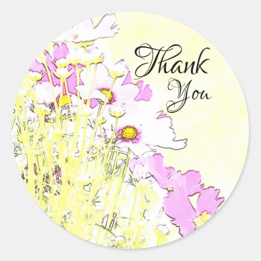 Floral Monogram Sticker (Devant)