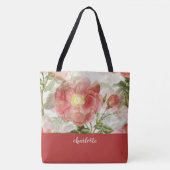 Floral Monogrammed Canvas tas (Voorkant)