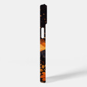 Floral Moon Pattern Phone Case – Cute and Aestheti (Achterkant / Rechts)