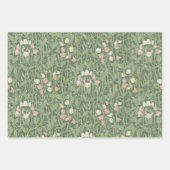 Floral Morris Pattern  Sweet Pea Clover Inpakpapier Vel (Voorkant 2)