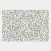 Floral Morris Pattern  Sweet Pea Clover Inpakpapier Vel (Voorkant)