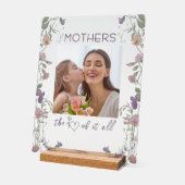 Floral Mothers the Heart of it All Photo Acrylic (Angle)