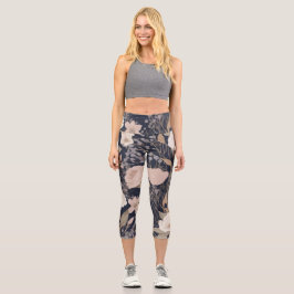 Floral Motief Yoga Capri's