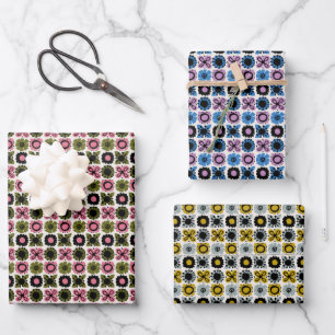 Floral Motieven Assorted Colours Wrapping Paper Sh