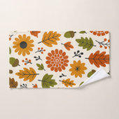 Floral Motif d'automne (Serviette à main)