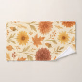 Floral Motif d'automne (Serviette à main)