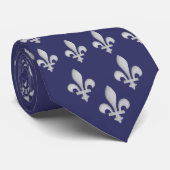 Floral Motif Pattern Necktie Stropdas (Opgerold)