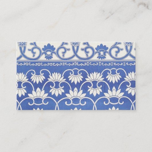 Floral Motif-Visitekaartjes Visitekaartje (Voorkant)