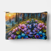 Floral Mountain Valley Sunrise Landscape Etui (Voorkant)