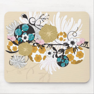 Floral Mousepad Muismat