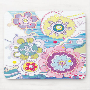 Floral Mousepad Muismat
