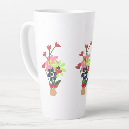 floral mug  (Angle gauche)