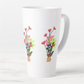 floral mug  latte mok (Rechterhoek)