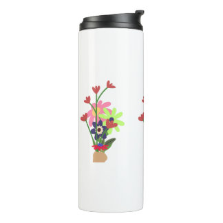 floral mug  thermosbeker