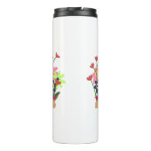 floral mug thermosbeker (Achterkant)