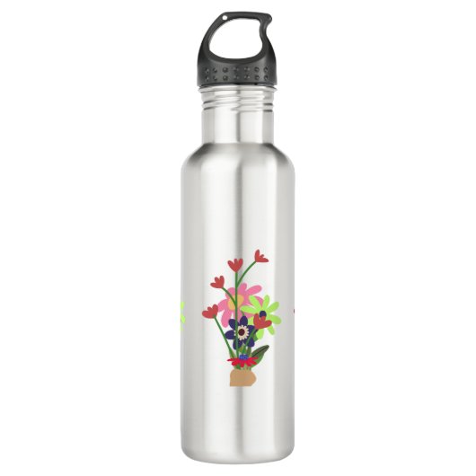 floral mug waterfles (Voorkant)