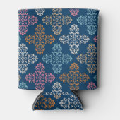 Floral Multicolor Achtergrond Blikjeskoeler (Voorkant)