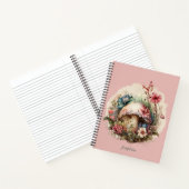 Floral Mushroom Notitieboek (Binnen)