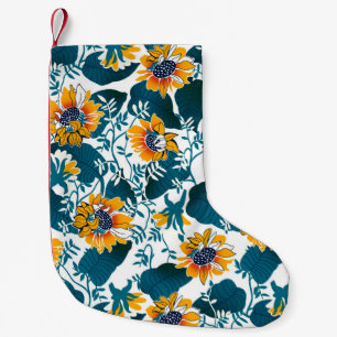 Floral naadloos patroon, achtergrond in art nouvea kleine kerstsok